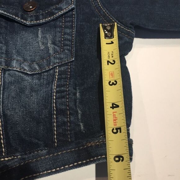 Bundle Sale 3 for $15 | Rue 21 Blue Dark Jean Jacket Size Medium - Picture 11 of 13